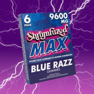 Shrumfuzed MAX Gummies Blue Razz 6pk