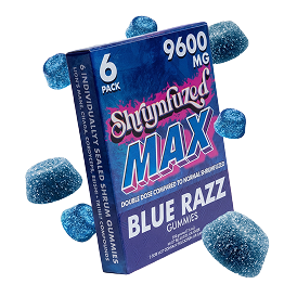 Shrumfuzed MAX Gummies Blue Razz