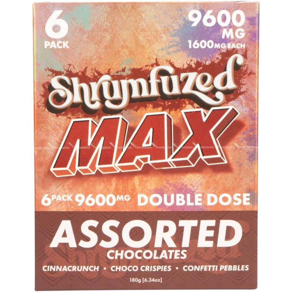 Shrumfuzed MAX Nootropic Mushroom Chocolates 6ct - Assorted