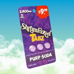 Shrumfuzed Tabz Nootropic Mushroom Tablets Purp Soda 3ct