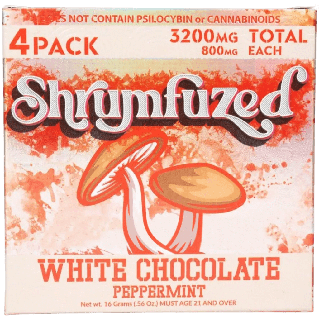 White Chocolate Peppermint Shrumfuzed Nootropic Mushroom Gummies 4 Piece
