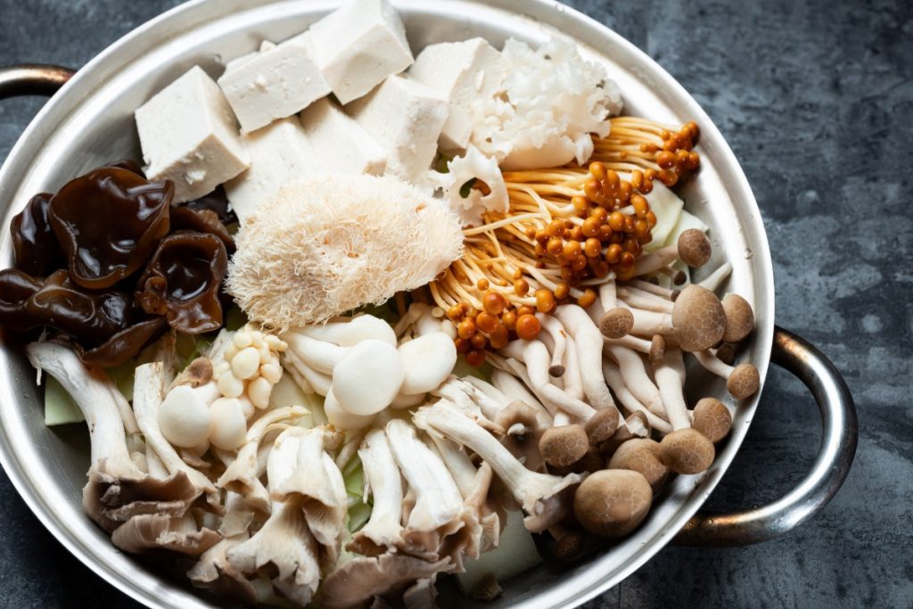 A collection of different kind of funtional mushrooms