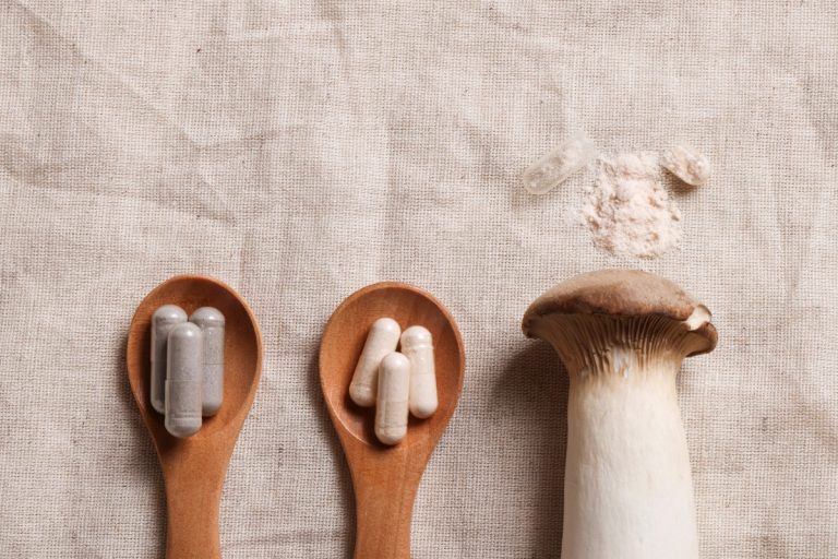 Capsule collection of the best mushrooms for anxiety and depression