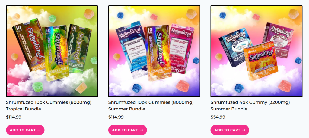 Mushroom gummies bundles for sale