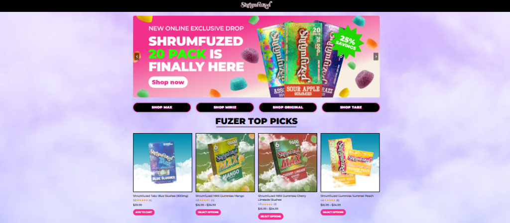 Shrumfuzed for mushroom gummies